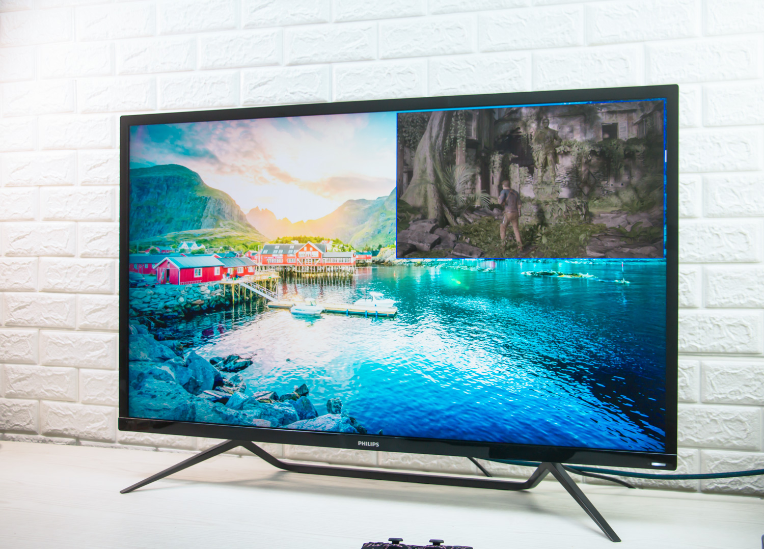 pip(画中画)分屏设置(436m6vbpab只支持双源输入,非四源输入)